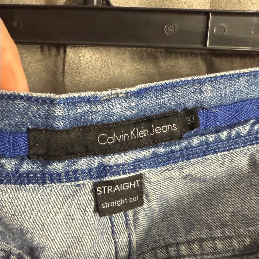 Calvin Klein Jeans Straight Cut Denim - Picture 2 of 5